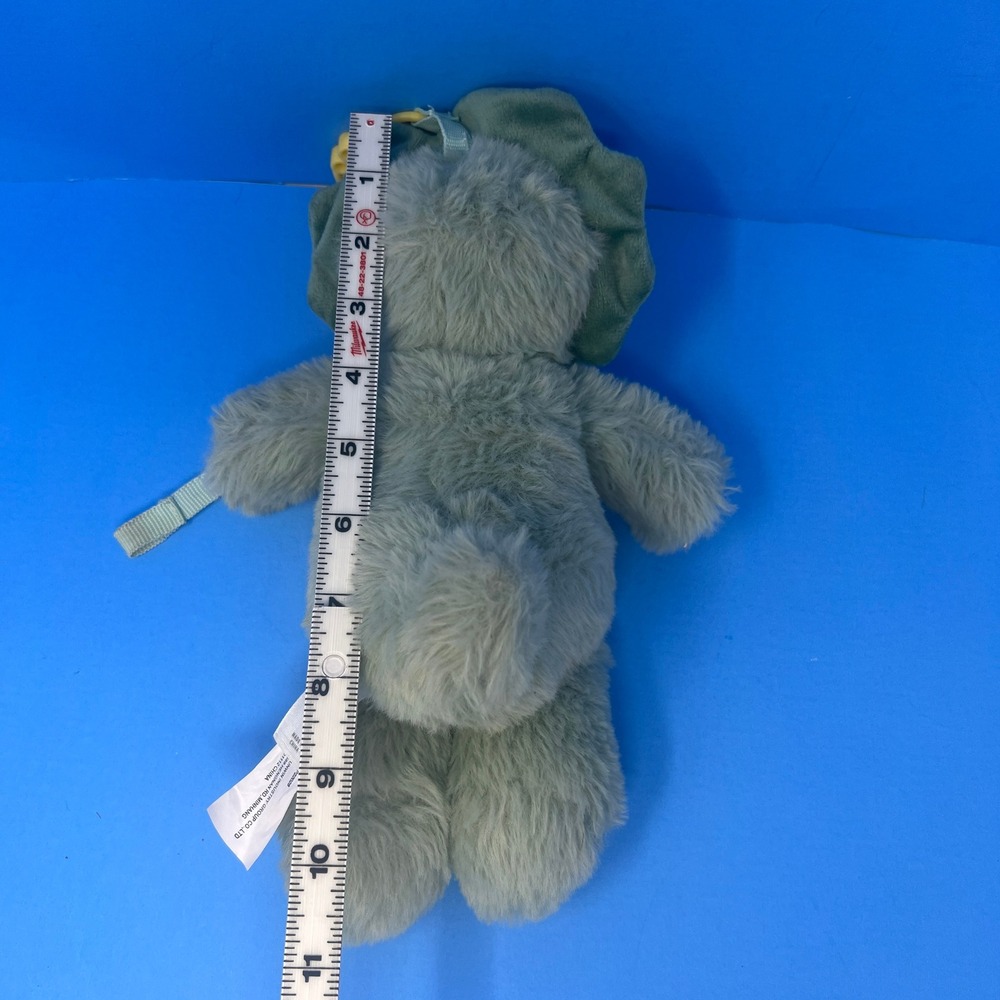 Cloud Island Triceratops Baby Rattle Plush Green Animal Nursery Sensory Toy - Picture 6 of 14